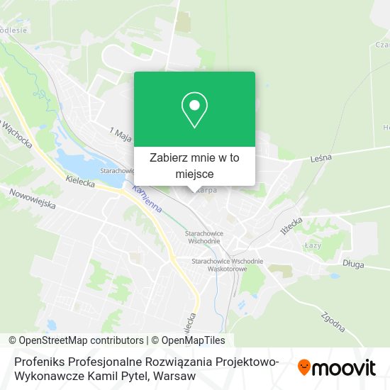 Mapa Profeniks Profesjonalne Rozwiązania Projektowo-Wykonawcze Kamil Pytel