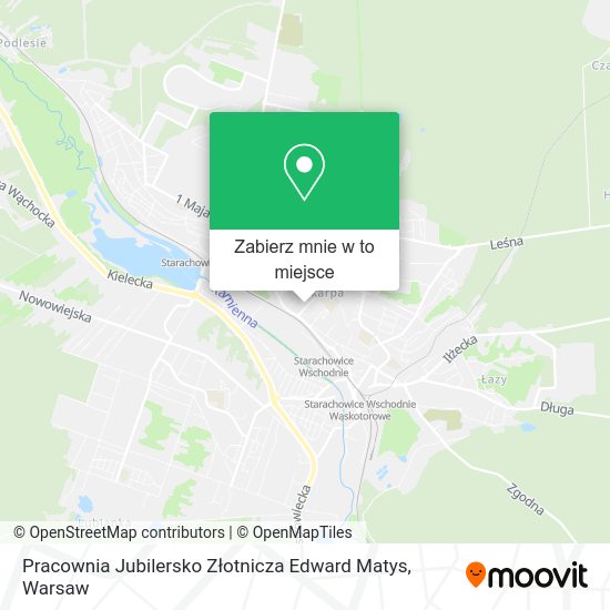 Mapa Pracownia Jubilersko Złotnicza Edward Matys