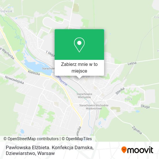 Mapa Pawłowska Elżbieta. Konfekcja Damska, Dziewiarstwo