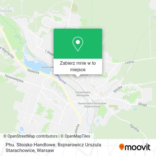 Mapa Phu. Stoisko Handlowe. Bojnarowicz Urszula Starachowice