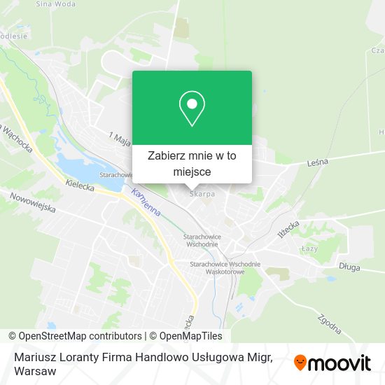 Mapa Mariusz Loranty Firma Handlowo Usługowa Migr