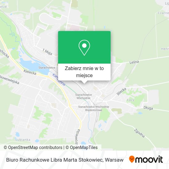 Mapa Biuro Rachunkowe Libra Marta Stokowiec