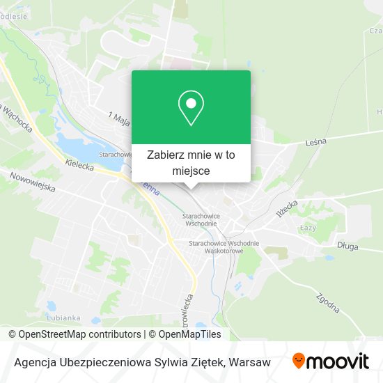 Mapa Agencja Ubezpieczeniowa Sylwia Ziętek