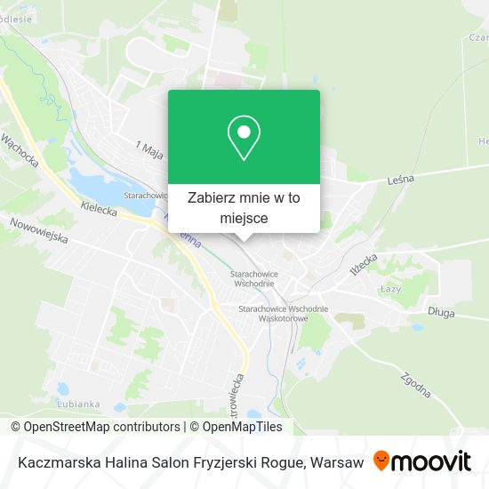 Mapa Kaczmarska Halina Salon Fryzjerski Rogue