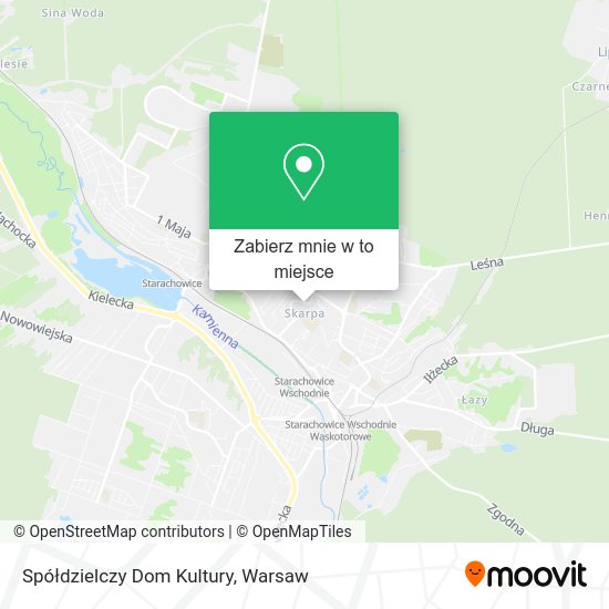 Mapa Spółdzielczy Dom Kultury