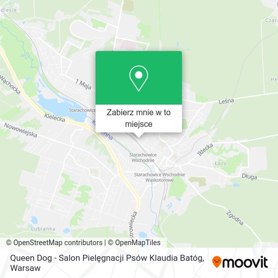 Mapa Queen Dog - Salon Pielęgnacji Psów Klaudia Batóg