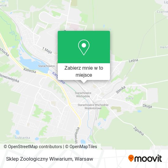 Mapa Sklep Zoologiczny Wiwarium