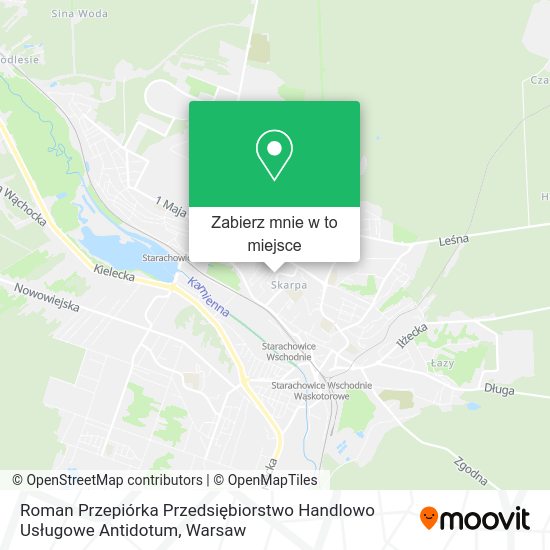 Mapa Roman Przepiórka Przedsiębiorstwo Handlowo Usługowe Antidotum