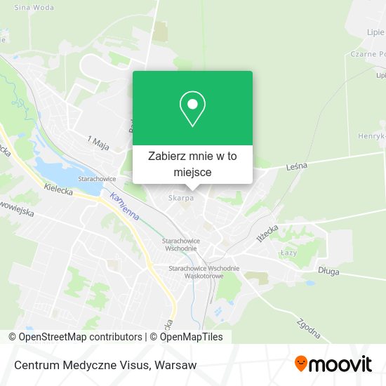 Mapa Centrum Medyczne Visus