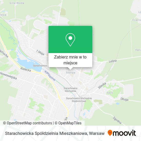 Mapa Starachowicka Spółdzielnia Mieszkaniowa