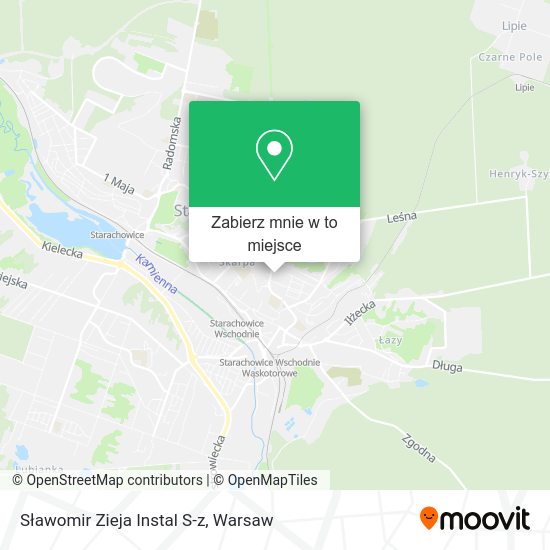 Mapa Sławomir Zieja Instal S-z