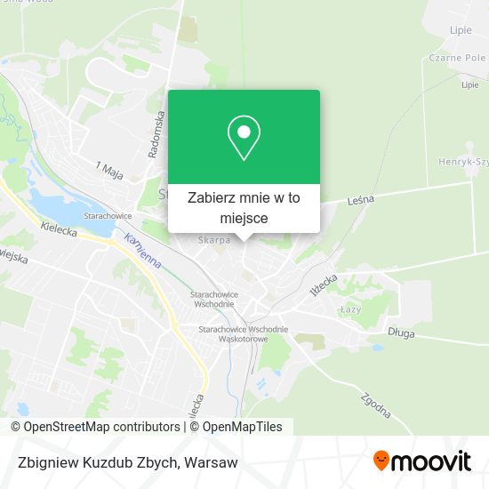 Mapa Zbigniew Kuzdub Zbych