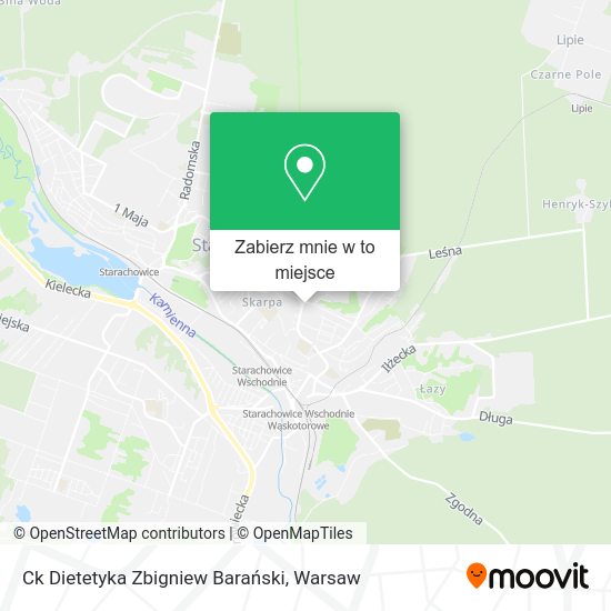 Mapa Ck Dietetyka Zbigniew Barański