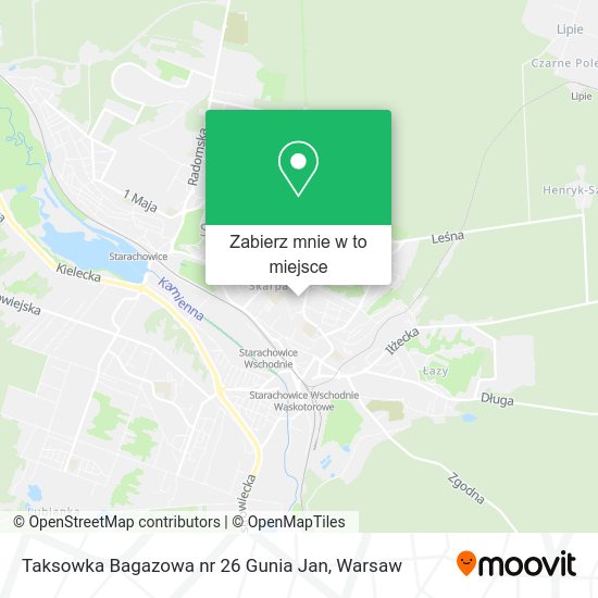 Mapa Taksowka Bagazowa nr 26 Gunia Jan