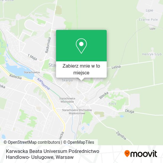 Mapa Karwacka Beata Universum Pośrednictwo Handlowo- Usługowe