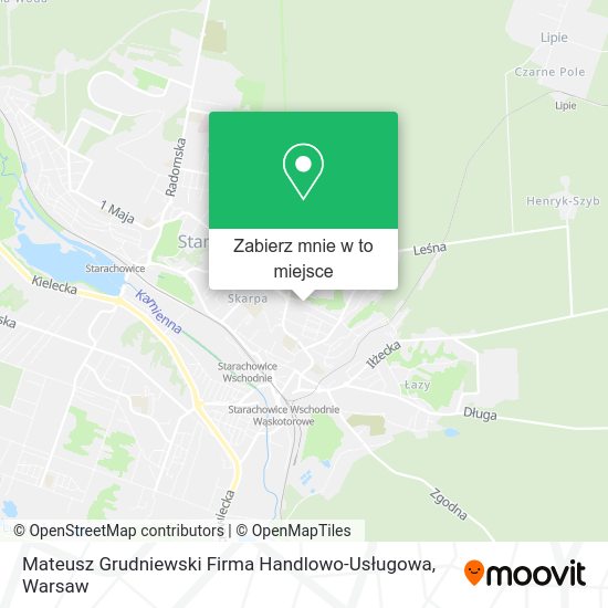 Mapa Mateusz Grudniewski Firma Handlowo-Usługowa