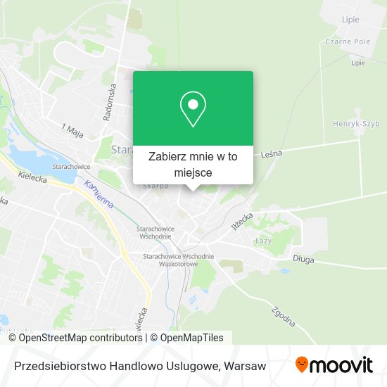 Mapa Przedsiebiorstwo Handlowo Uslugowe