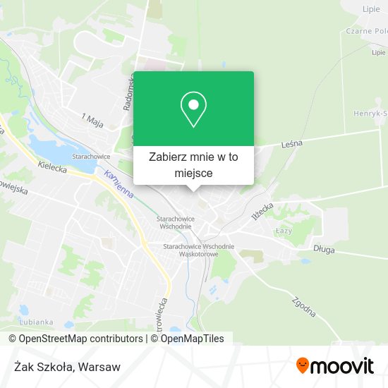 Mapa Żak Szkoła