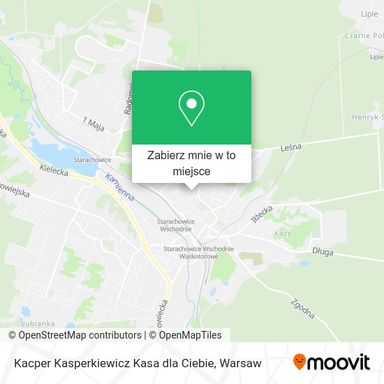 Mapa Kacper Kasperkiewicz Kasa dla Ciebie