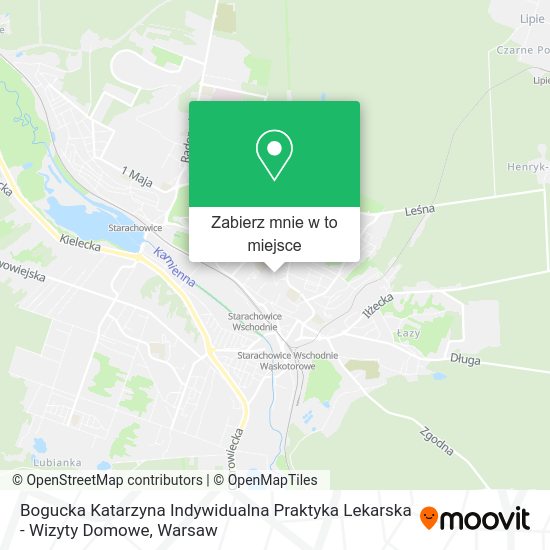 Mapa Bogucka Katarzyna Indywidualna Praktyka Lekarska - Wizyty Domowe