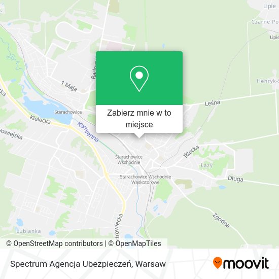 Mapa Spectrum Agencja Ubezpieczeń