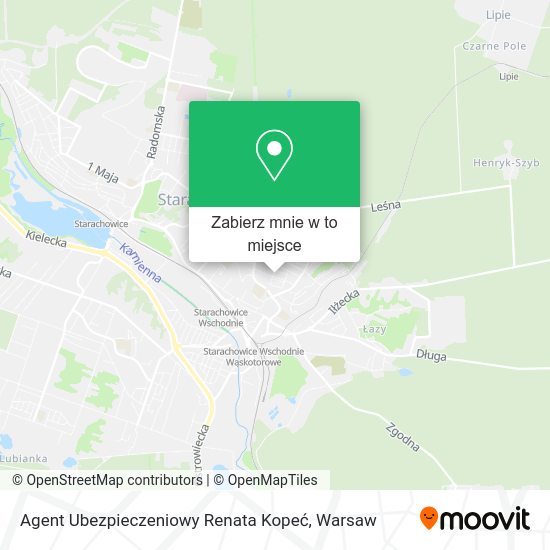 Mapa Agent Ubezpieczeniowy Renata Kopeć