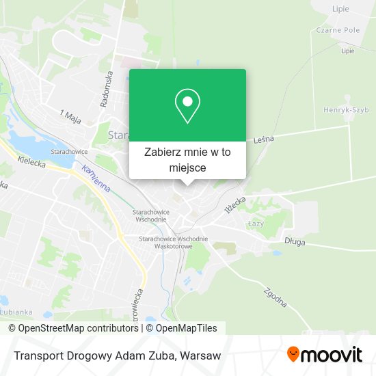 Mapa Transport Drogowy Adam Zuba