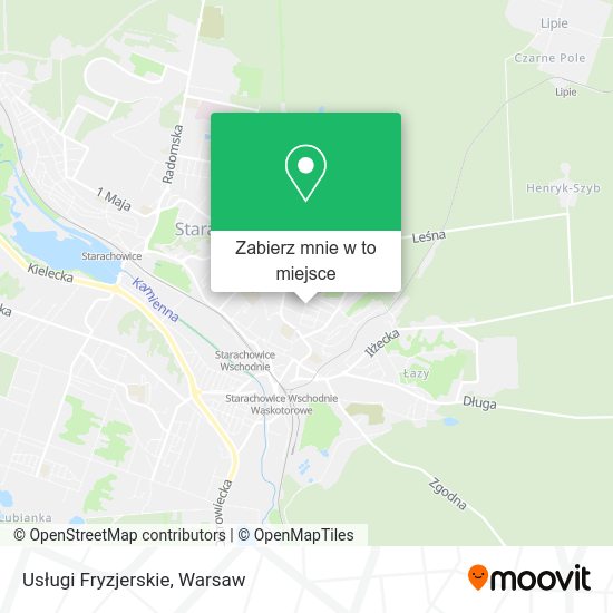 Mapa Usługi Fryzjerskie