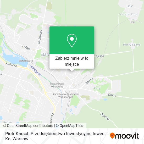 Mapa Piotr Karsch Przedsiębiorstwo Inwestycyjne Inwest Ko