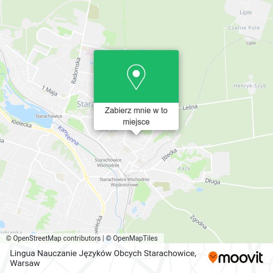 Mapa Lingua Nauczanie Języków Obcych Starachowice