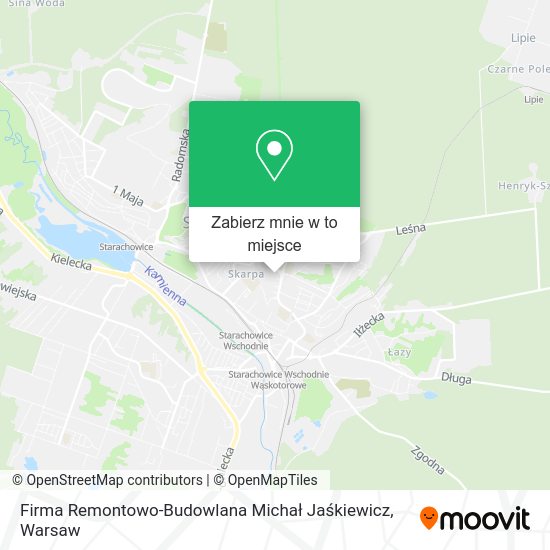 Mapa Firma Remontowo-Budowlana Michał Jaśkiewicz