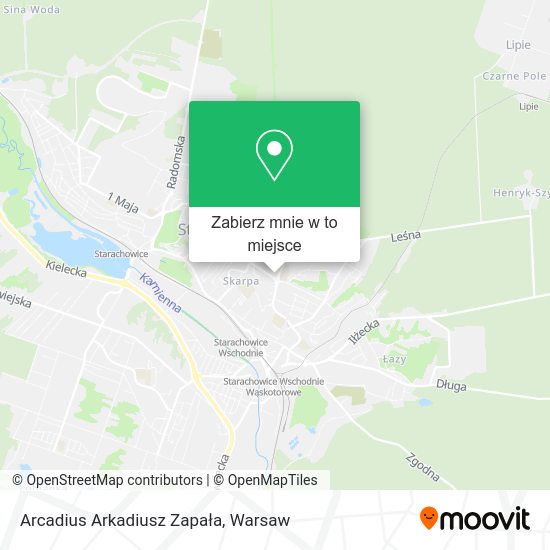 Mapa Arcadius Arkadiusz Zapała