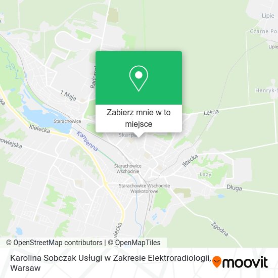 Mapa Karolina Sobczak Usługi w Zakresie Elektroradiologii