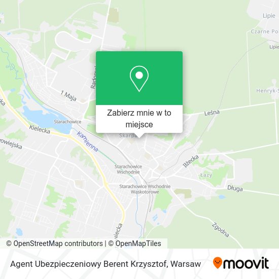 Mapa Agent Ubezpieczeniowy Berent Krzysztof