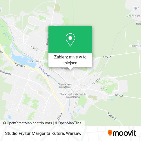 Mapa Studio Fryzur Margerita Kutera