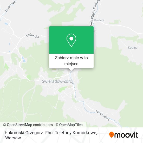 Mapa Łukomski Grzegorz. Fhu. Telefony Komórkowe