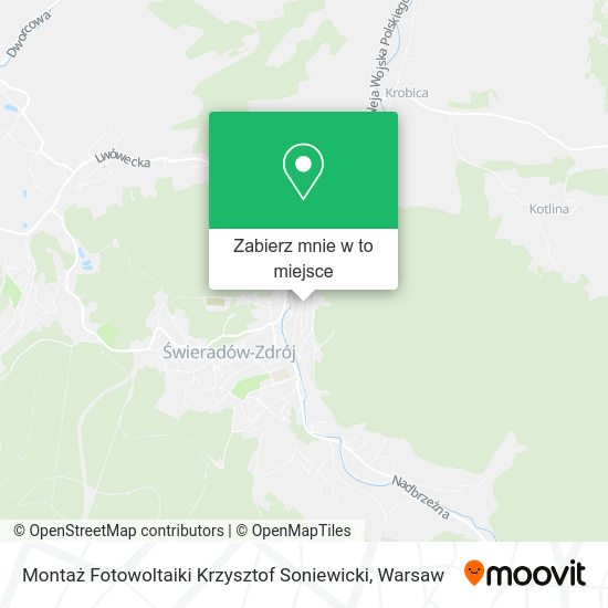 Mapa Montaż Fotowoltaiki Krzysztof Soniewicki