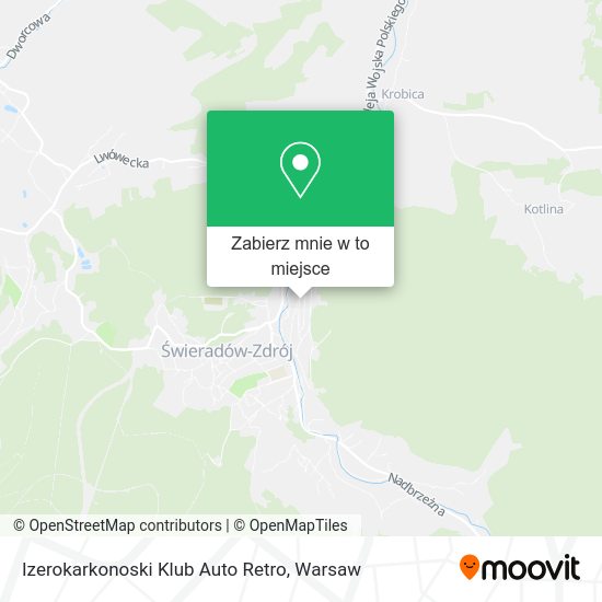 Mapa Izerokarkonoski Klub Auto Retro