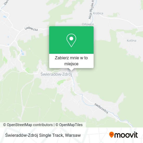 Mapa Świeradów-Zdrój Single Track