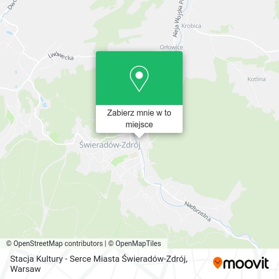 Mapa Stacja Kultury - Serce Miasta Świeradów-Zdrój