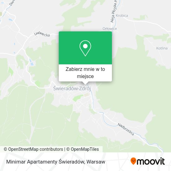 Mapa Minimar Apartamenty Świeradów