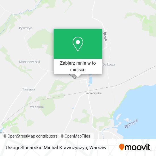 Mapa Usługi Ślusarskie Michał Krawczyszyn