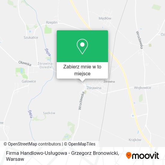 Mapa Firma Handlowo-Usługowa - Grzegorz Bronowicki