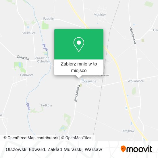 Mapa Olszewski Edward. Zakład Murarski