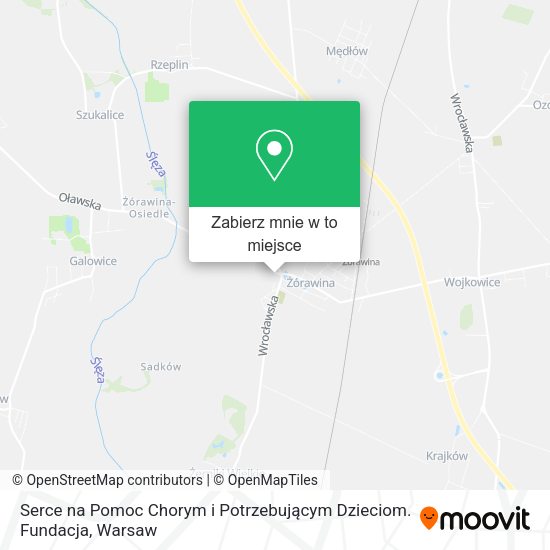 Mapa Serce na Pomoc Chorym i Potrzebującym Dzieciom. Fundacja