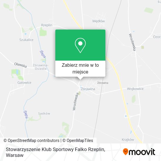 Mapa Stowarzyszenie Klub Sportowy Falko Rzeplin