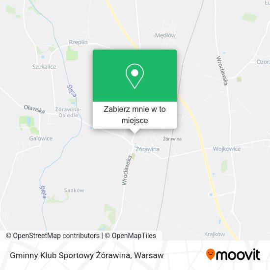 Mapa Gminny Klub Sportowy Żórawina