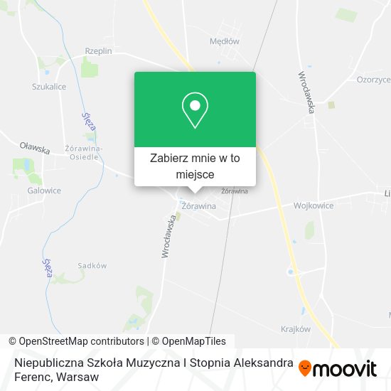 Mapa Niepubliczna Szkoła Muzyczna I Stopnia Aleksandra Ferenc