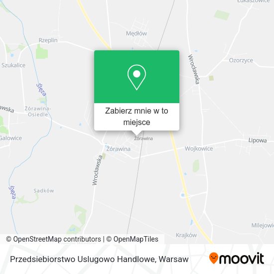 Mapa Przedsiebiorstwo Uslugowo Handlowe