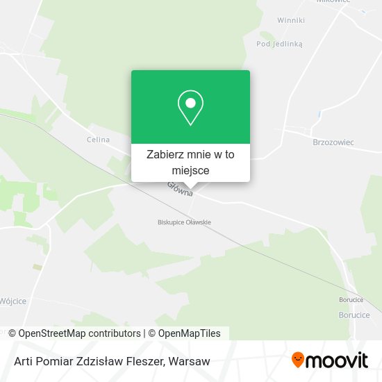 Mapa Arti Pomiar Zdzisław Fleszer